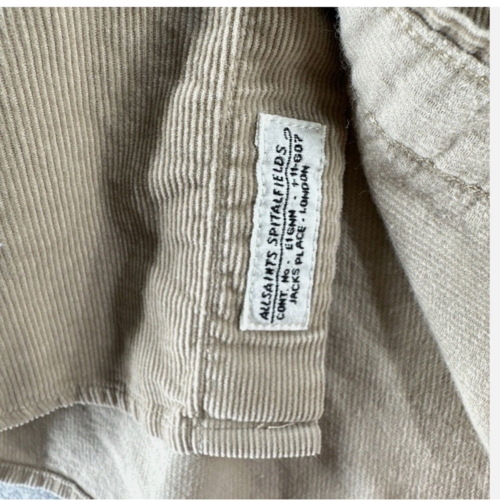 All Saints UNISEX Long Sleeve Regular Fit Button-down Casual Dress Shirt Size M - Picture 5 of 5